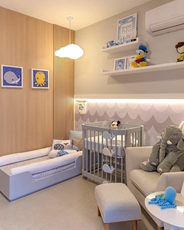 Repisas y nichos para habitación de bebé